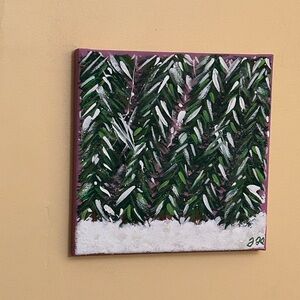 Winter Snow Scene With Forrest  “The Beauty Of The Storm” Original Painting